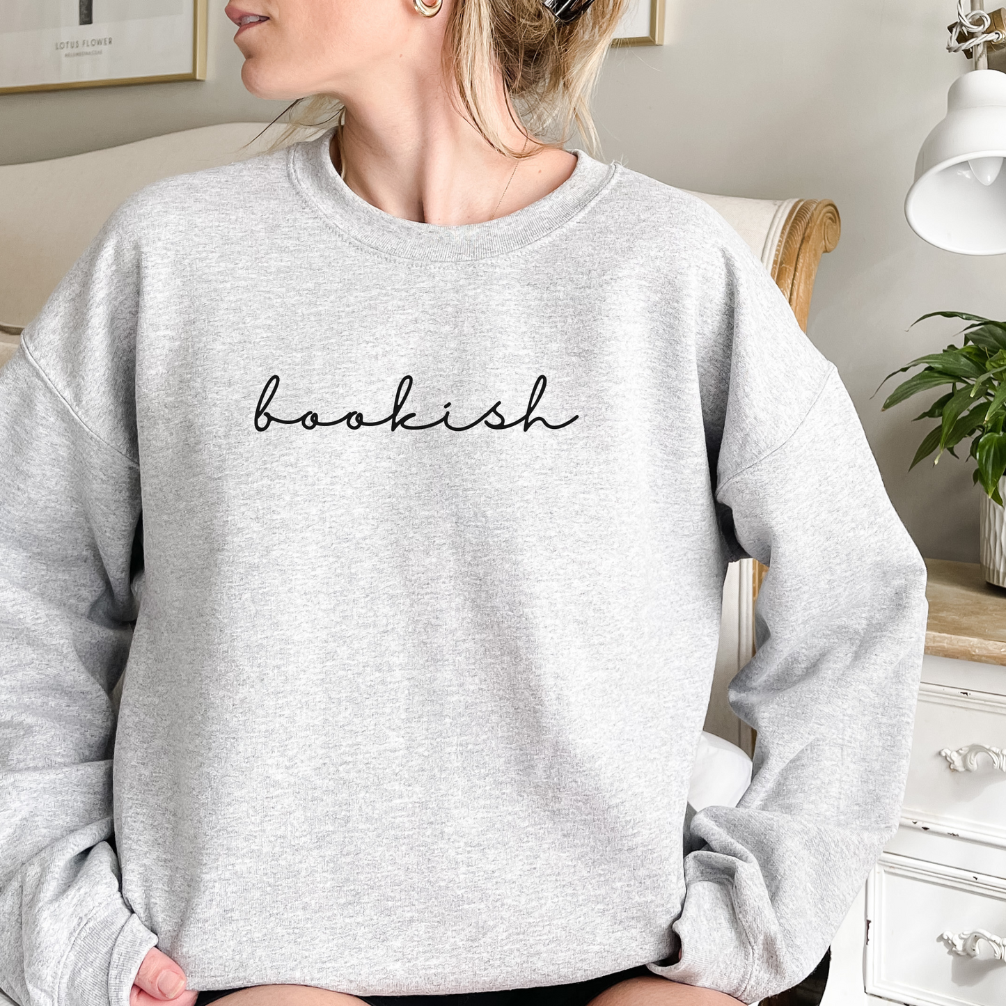Bookish Script Sweatshirt