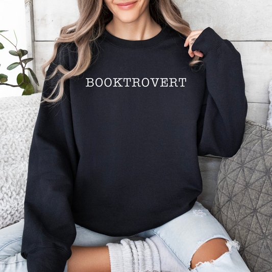 Booktrovert Typewriter Sweatshirt