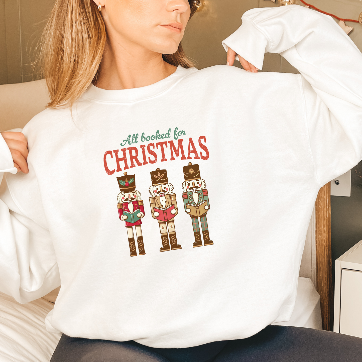 All Booked For Christmas Nutcracker Shirt