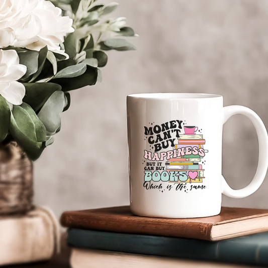 Books Buy Happiness Mug