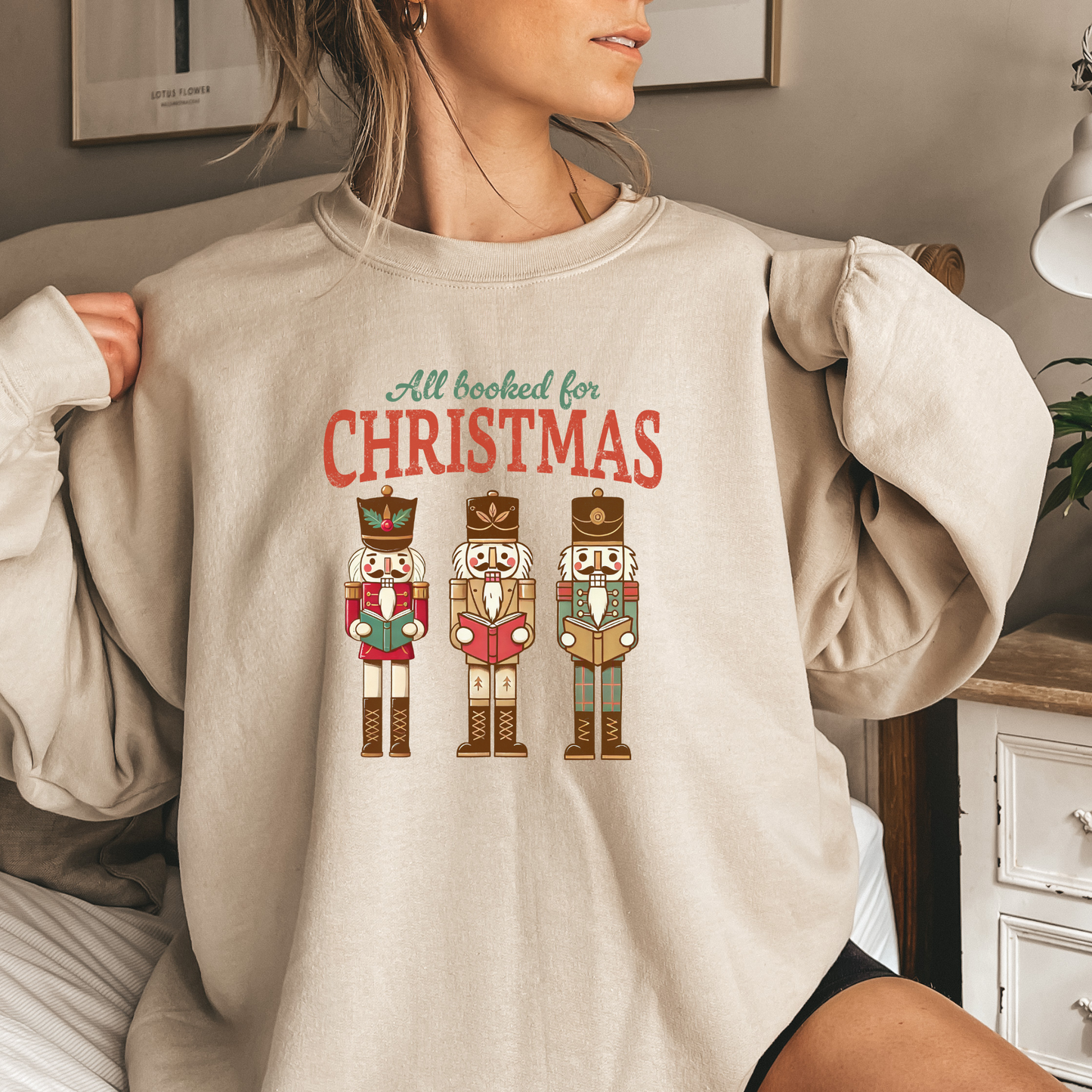 All Booked For Christmas Nutcracker Shirt