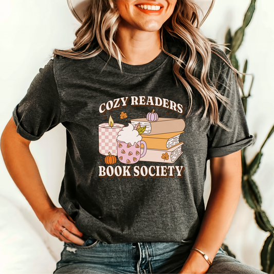 Cozy Readers Book Society T-Shirt