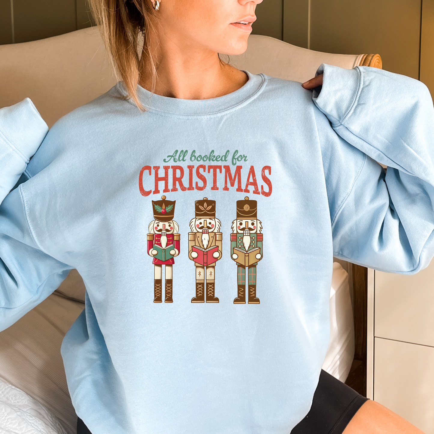 All Booked For Christmas Nutcracker Shirt