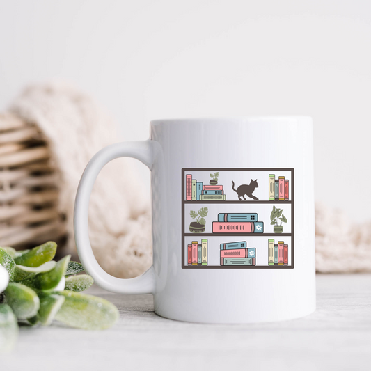 Books & Cats Mug