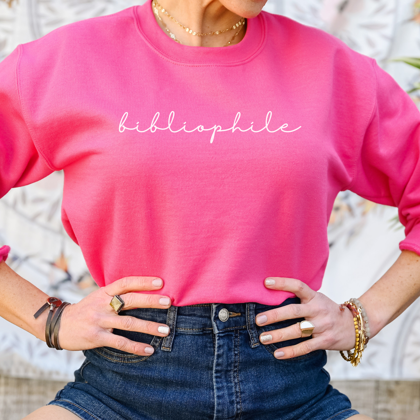 Bibliophile Script Sweatshirt