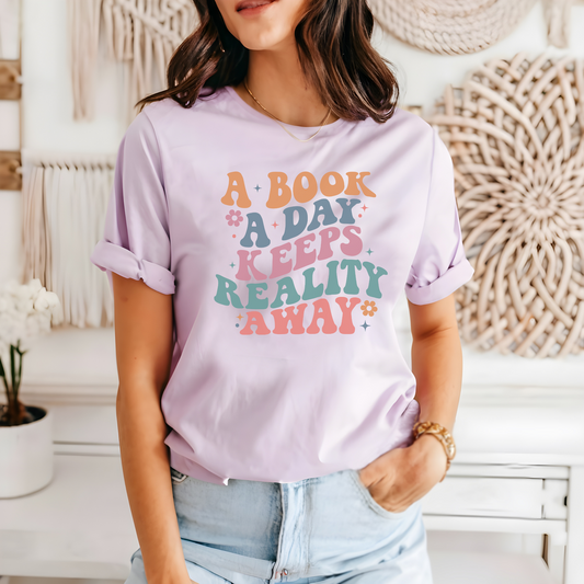 Books Keep Reality Away T-Shirt
