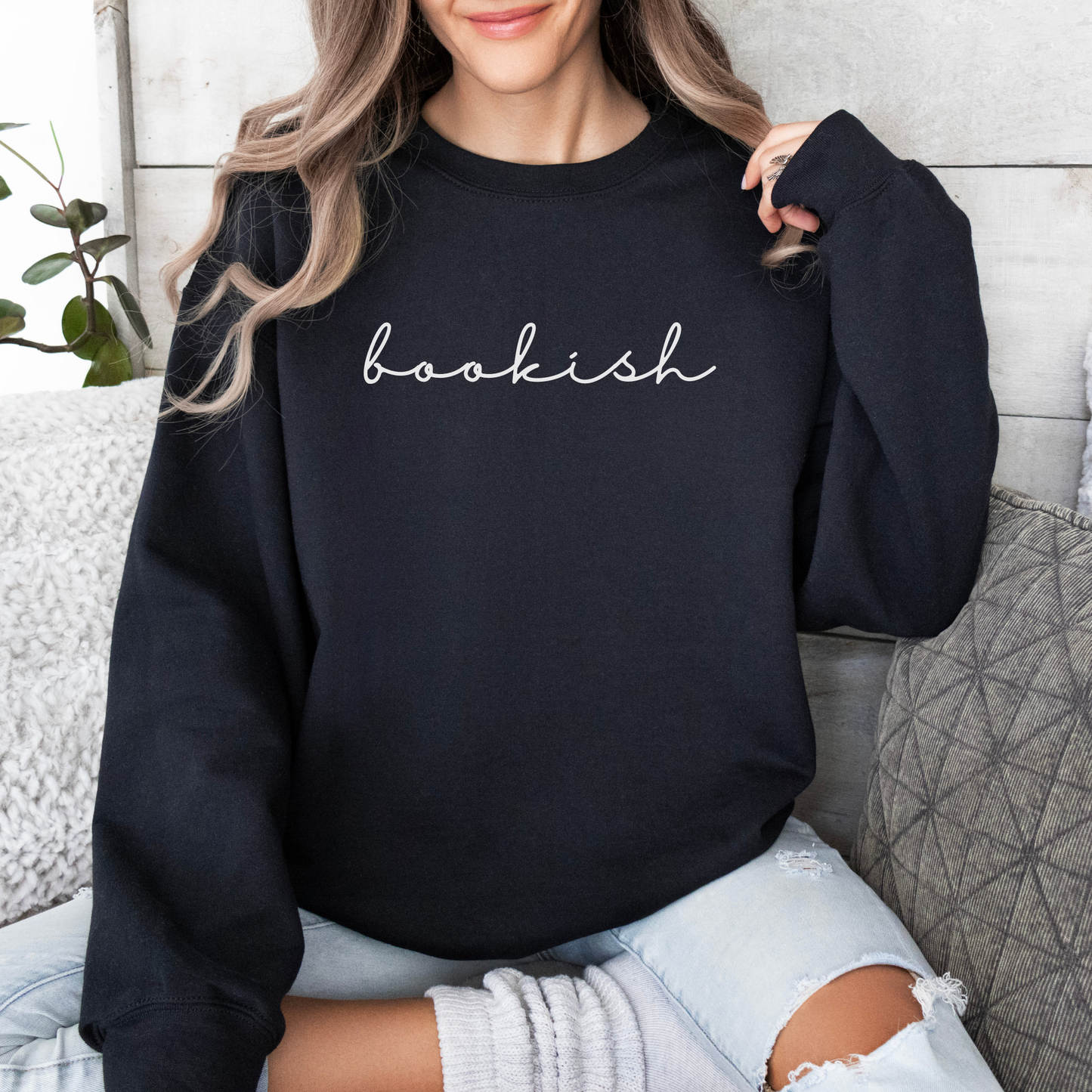 Bookish Script Sweatshirt