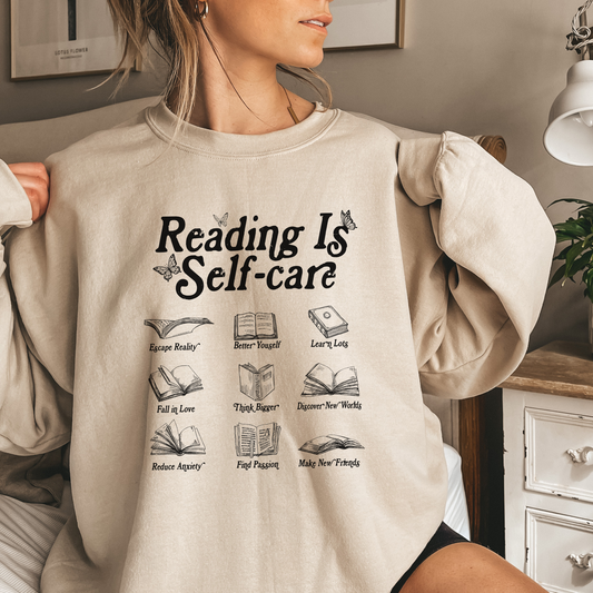 Reading Is Self Care Sweatshirt