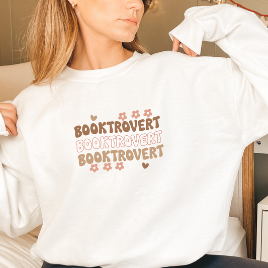 Retro Booktrovert Sweatshirt